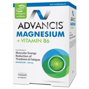 ADVANCIS  MAGNESIUM + VITAMIN B6 60Tablets