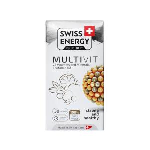 SWISS ENERGY MULTIVIT (25 Vitamins & Minerals) 30Capsules