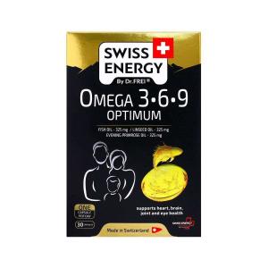 SWISS ENERGY OMEGA 3.6.9 OPTIMUM (Fish Oil+linseed Oil+Evening Primrose Oil) 30Capsules