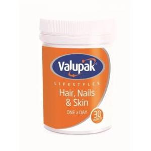 VALUPAK HAIR, NAILS & SKIN 30Tablets