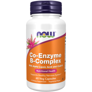 NOW SUPPLEMENTS CO-ENZYME B-COMPLEX 60 Veggie Capsules