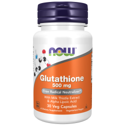 NOW SUPPLEMENTS GLUTATHIONE 500mg 30Veggie Capsules