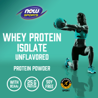 NOW SPORTS WHEY PROTEIN ISOLATE UNFLAVORED 544g